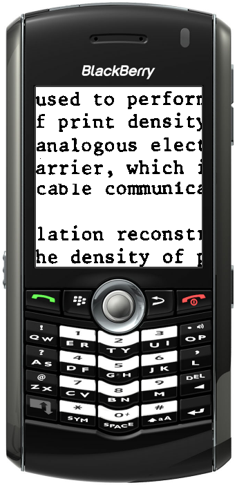 MODCA on BlackBerry